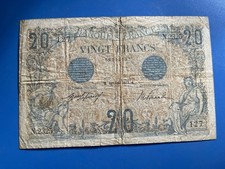 Billet 20 Francs Bleu 1-8-1912
