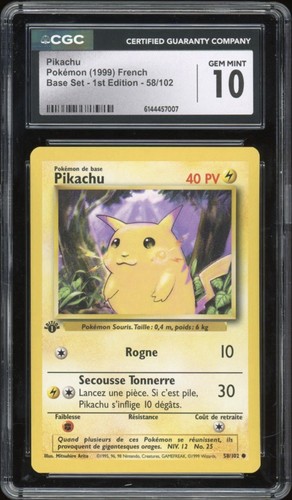 1999 pokemon french 1st - 1999,
