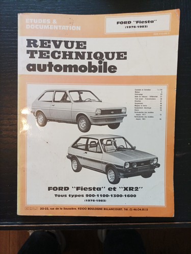 Revue technique ford fiesta - ford,