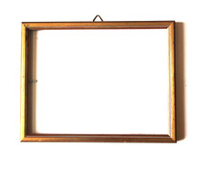 Petit cadre doré. 21 x 16.5