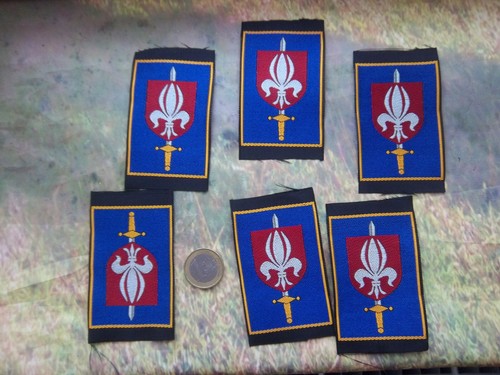 Lot écussons insigne - de, 6