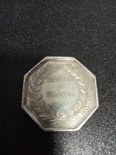 Pièce Jeton Argent Banque De France An Viii