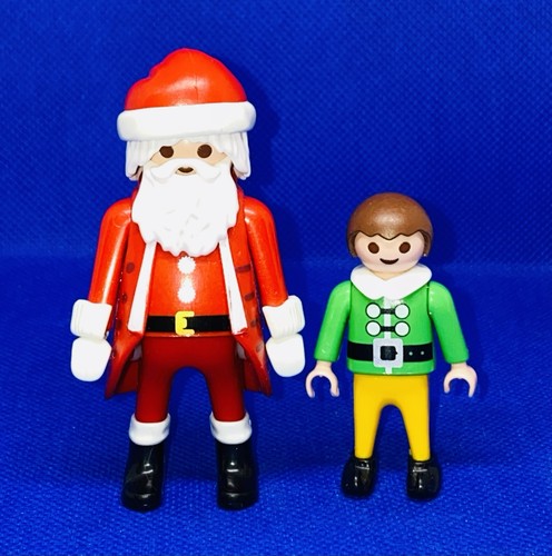 Santa elf figure lot - santa,