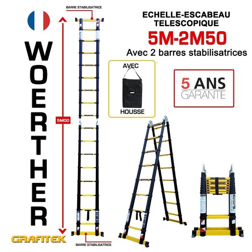 Escabeau-échelle