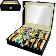 Boîte Pour 10 Montres Étui