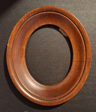 Ancien Cadre Photo ovale en