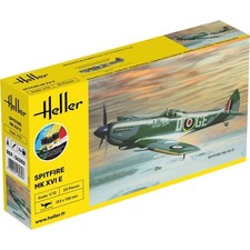HELLER 56282 maquette starter kit avion Spitfire MK XVI E échelle 1/72