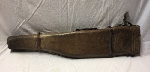 étui cuir fusil chasse - cuir, de