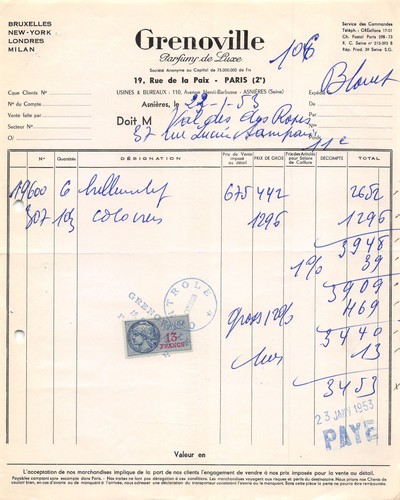 1953 parfums luxe - parfums,