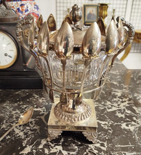 CONFITURIER Argent Massif XIXe En L'état Argenterie Art Table 190MAG 17/10