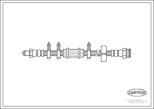 Flexible frein 19018597 - flexible,