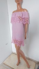 * extra robe droite rose et