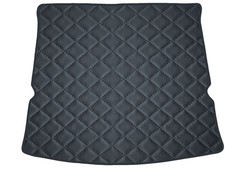 Matelassé Cuir artificiel GRAPHITE Tapis coffre pour Ford SMAX II 7per 2015-…