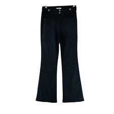 CACHE CACHE Femmes Jean Bootcut Ajusté Noir Taille Haute EUR 40 W25