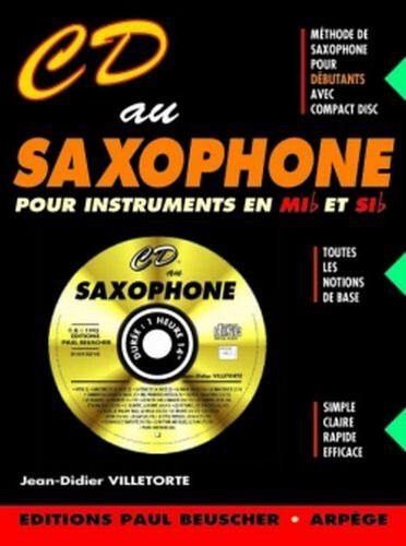 Partition au saxophone - cd,