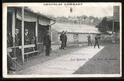 Carte postale les - sports,, tir