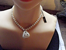 collier couleur ivoire/Genuine