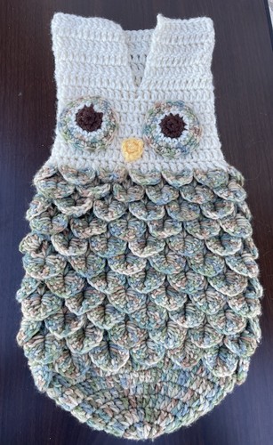 Hand crochet owl baby - crochet,