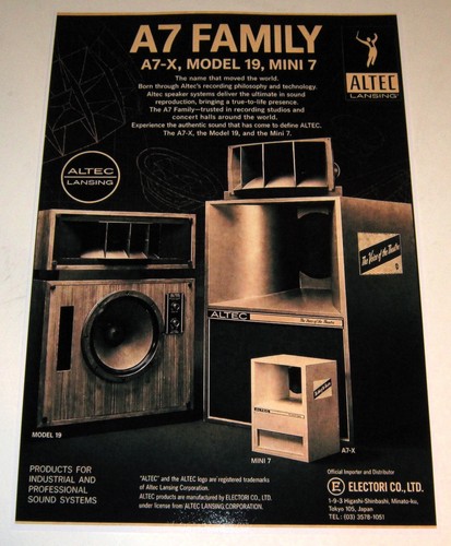 Altec lansing mini - lansing, a-7x,