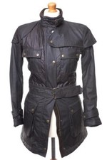 Vintage Chaud Belstaff Cire Veste Avec Intérieur Rembourrage It 42 UK 10 US 8 Ue