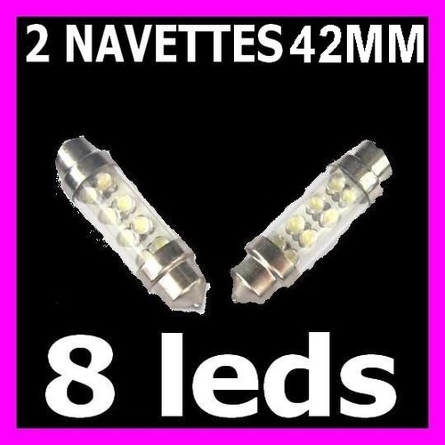 Ampoule navette verre - feu, 8
