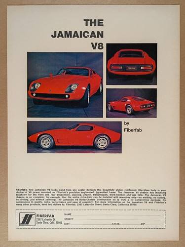 1970 fiberfab jamaican - fiberfab,