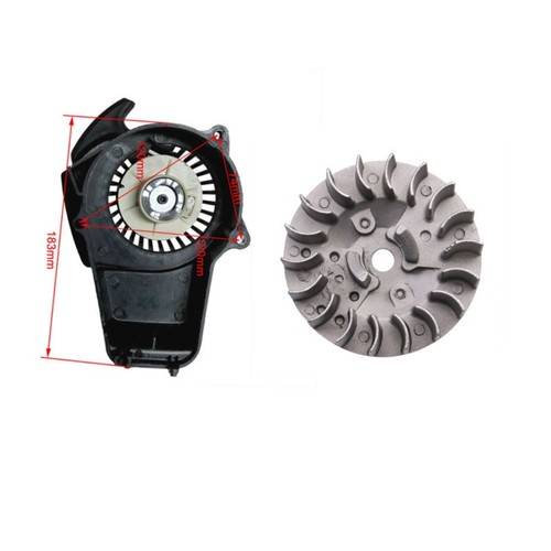 New pull start flywheel - pull,