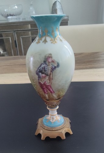 Sevres porcelain vase