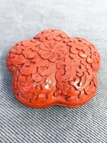 Boîte chinois cinabre - boîte,