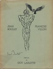 RARE EO N° JEAN BOULLET + GUY LAFLOTTE + FRANÇOIS VILLON : L'ÉPITAPHE VILLON