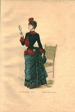 Gravure ancienne 1883 l'art et