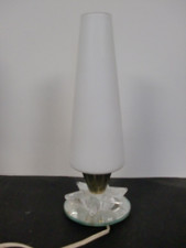 lampe vintage année 60-70  , opaline verre et miroir