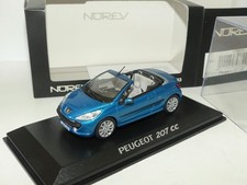 PEUGEOT 207 CC Bleu NOREV 1:43