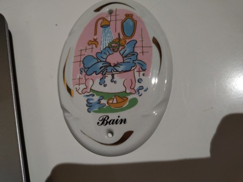 Deux plaques porte en - deux,