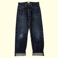 edwin ED-45 Selvedge Jean W30/L28 bleu Très bon état hommes moderne (M648)