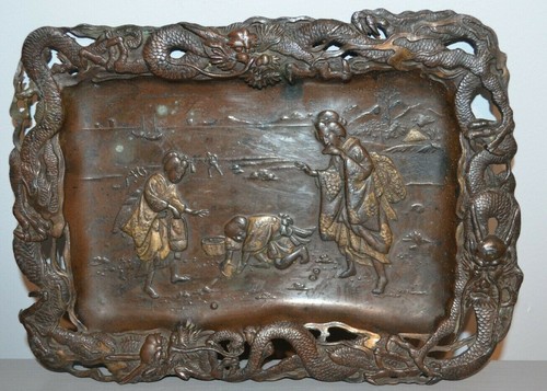 Vide poche bronze découpe - poche,