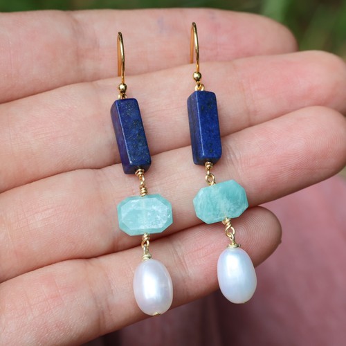Boucles oreilles pierre - boucles, en