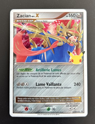 Carte pokémon zacian - carte,