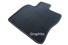 Premium Tapis de sol velour pour Mercedes C W205 2014-2021, Graphite moquette