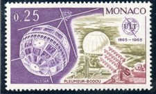 STAMP / TIMBRE DE MONACO N° 668 ** TELECOMMUNICATIONS / TELSTAR