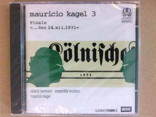 Rare mauricio kagel 3 - /,
