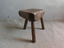 tabouret de vacher, travail art populaire, montagne, mountain stool 1950