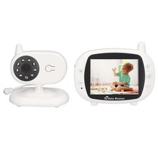 3.5in Wireless Baby Video Monitor 2 Way Talk Lullaby Baby Monitor Night Vis- NEW
