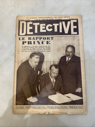Magazine ancien détective art