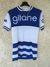 Maillot cycliste GITANE vintage années 70 shirt camiseta trikot maglia S