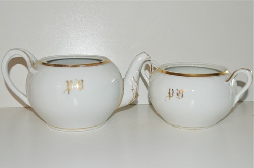 Sucrier theiere porcelaine de - *sucrier,
