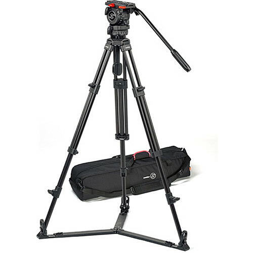 Sachtler tripod system with - system,