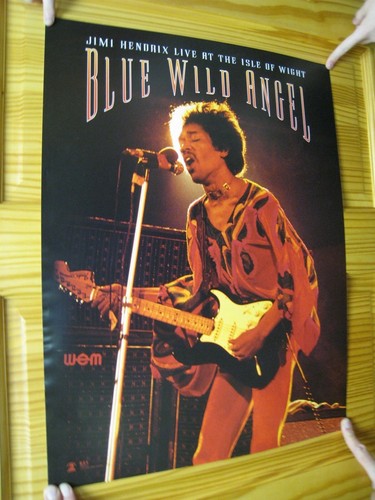 Jimi hendrix affiche bleu - jimi,