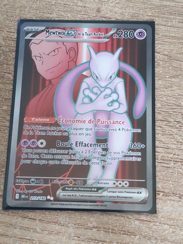 Carte pokémon mewtwo - carte, de