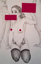 Dessin graphite Sexy Veruca